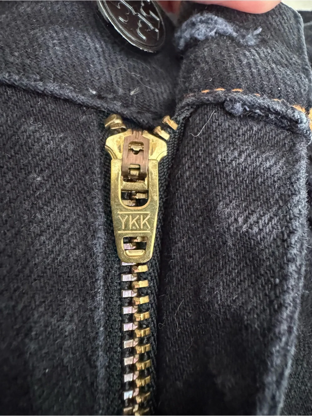 Tory Burch Dark Black Skinny Jeans